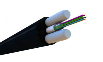 Кабель ВО Hyperline  FO-STFR-OUT Single Mode,  8хОВ, OS2 9/125, PE, Ø 5мм, снаружи зданий, небронированный, цвет: чёрный