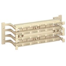 Кросс-панель Panduit GP6, 19", 2HU, 24x110, кат. 6, универсальная, цвет: белый, (GPBW24-X), с ножками