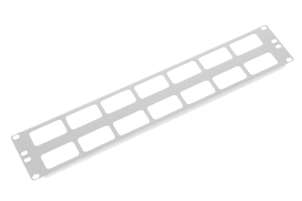 Организатор комм. шнуров ЦМО, 19", 2HU, 45х482,6х85 мм (ВхШхГ), горизонтальный, с окнами для кабеля, цвет: серый