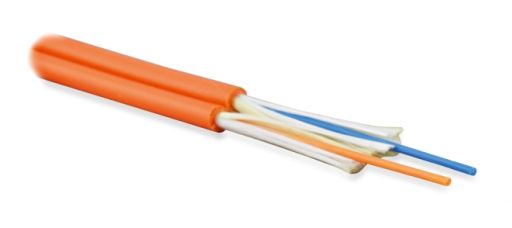Кабель волоконно-оптический Hyperline FO-D2-IN-62-2-LSZH-OR