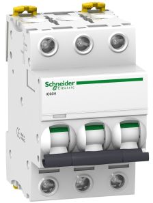 Автоматический выключатель Schneider Electric Acti 9, 3 модуль, C класс, 3P, 25А, 10кА, (A9F89325)