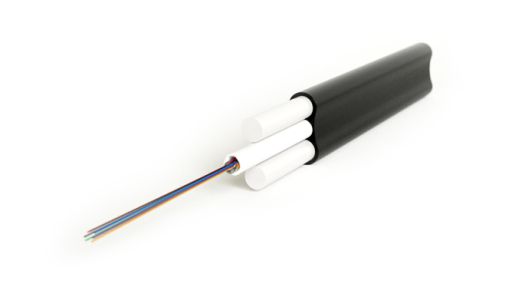 Кабель волоконно-оптический Hyperline FO-STF-OUT-50-24-PE-BK