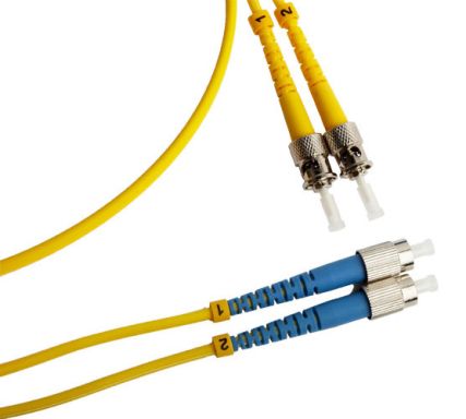 Коммутационный шнур оптический Hyperline FC-D2-9-FC/UR-ST/UR-H-30M-LSZH-YL