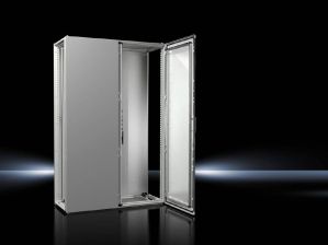 Шкаф телекоммуникационный напольный Rittal VX25, IP55, 45U, 2000х1000х600 мм (ВхШхГ), дверь: двойная распашная, металл, боковая панель: сплошная, разб