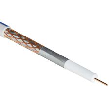 (Архив)Кабель коаксиальный Rexant DG 113, PVC, однослойный экран +75%, 75 Ом, бухта, 100 м, d , цвет: белый