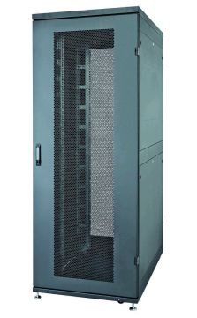 (Архив)Дверь (к шкафу) Eurolan D9000, 48U, 750 мм Ш, перфорация, цвет: чёрный