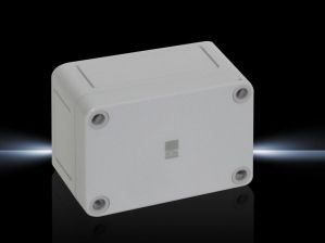 Коробка для наст. монтажа Rittal PK, с крышкой, 94х130х57 мм (ВхШхГ), поликарбонат, упак (4шт), цвет: серый