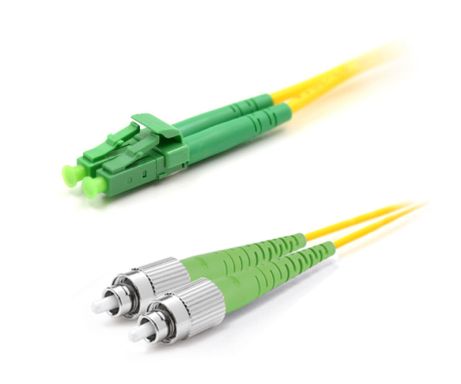 Коммутационный шнур оптический Hyperline FC-D2-9-LC/AR-ST/AR-H-10M-LSZH-YL