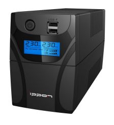 (Архив)ИБП IPPON Back Power Pro II, 700ВА, ip 20, линейно-интерактивный, напольный, 100х290х140 (ШхГхВ), 220V,  1ф, (1030304)