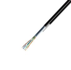 (Архив)Кабель витая пара Rexant, PE, F/UTP, кат. 5е, проводник Ø 0,5мм, 305м, бухта, тип прокладки: снаружи зданий, цвет: чёрный, проводник из высокоо