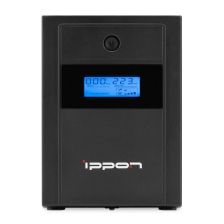 (Архив)ИБП IPPON Back Basic, 1200ВА, lcd дисплей, линейно-интерактивный, напольный, 139х364х195 (ШхГхВ), 166-264V,  1ф, (1687965)