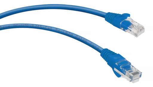Шнур коммутационный Cabeus PC-UTP-RJ45-Cat.5e-1m-BL-LSZH
