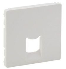 Лиц. панель розеточная Legrand Valena Life, 1х RJ45, 58х51 мм (ВхШ), плоская, для розетки RJ45, цвет: белый (LEG.755410)