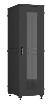 Шкаф телекоммуникационный напольный TLK Lite II, IP20, 42U, 2042х600х800 мм (ВхШхГ), дверь: стекло, боковая панель: сплошная, 2 части, разборный, цвет
