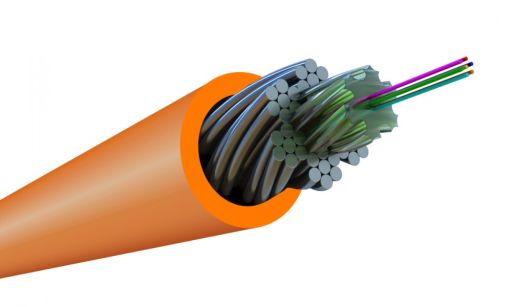 Кабель волоконно-оптический Hyperline FO-AWS1-IN-50-4-LSZH-OR