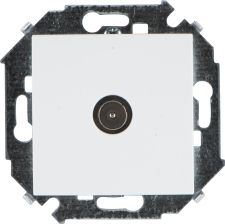 Розетка в сборе Simon Simon 15, 1x TV, IP20, цвет: белый, (1591475-030)