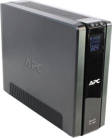 ИБП APC Back-UPS Pro, 1500ВА, шнур 1.8 метра, линейно-интерактивный, напольный, 112х382х301 (ШхГхВ), 230V,  однофазный, Ethernet, (BR1500G-RS)