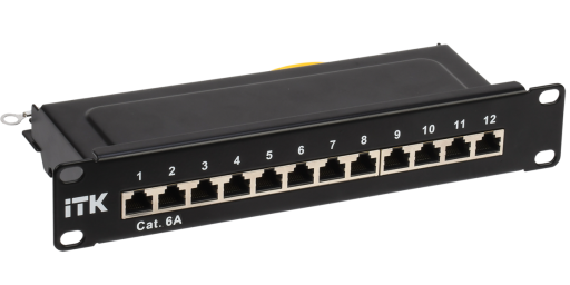 Коммутационная патч-панель ITK PP12-1UC6AS-D05-10