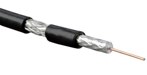 Кабель коаксиальный Hyperline COAX-RG59-CU-100