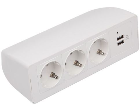 Розетка электрическая Simply Connect 191604/2 WT