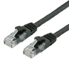 Шнур комм. Siemon MC, кат. 5е, неэкр., U/UTP, RJ45/RJ45, CM, 1м, чёрный, с защитным колпачком, без упаковки