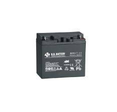 Аккумулятор для ИБП B.B.Battery BPS, 166х76х181 мм (ВхШхГ),  необслуживаемый электролитный,  12V/17 Ач, (BB.BPS 17-12)
