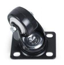 Ролики Cabeus, нагрузка до 70 кг, для шкафов, цвет: чёрный, 1 шт. в комплекте