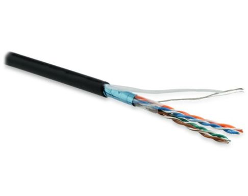 Кабель витая пара Hyperline FUTP4-C5E-P26-IN-LSZH-BK-100