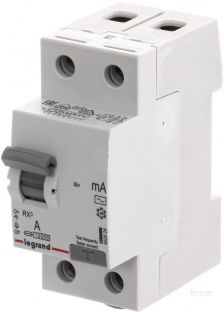 Устройство защитного отключения Legrand RX³, тип: AC, 2 модуль, 2Р, 63А/100мА,  (402030)