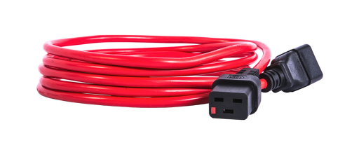 Шнур для блока питания Rem R-16-Cord-C19-C20-1.8-Red