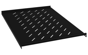 Полка Cabeus, стационарная, 1U, 35х450х700 мм (ВхШхГ), для стоек, цвет: чёрный