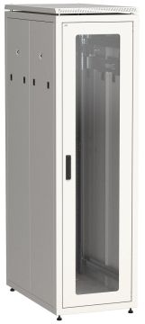 Шкаф телекоммуникационный напольный ITK LINEA N, IP20, 42U, 2055х600х1000 мм (ВхШхГ), дверь: стекло, боковая панель: сплошная съемная, разборный, цвет