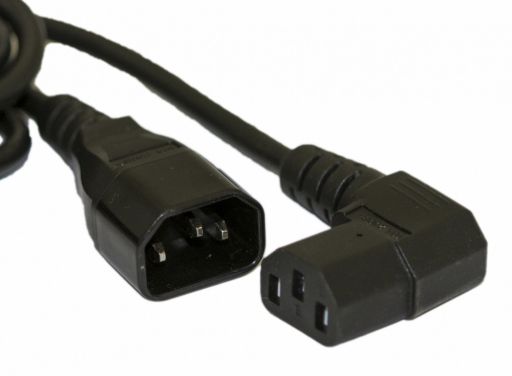 Шнур для блока питания Hyperline PWC-IEC13A-IEC14-1.8-BK