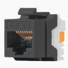 Модуль универсальный Belden, keystone, 1хRJ45, IDC 110, кат. 5е, неэкр., цвет: чёрный