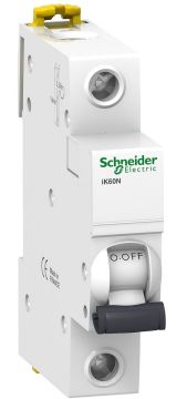 Автоматический выключатель Schneider Electric Acti 9, 2 модуль, C класс, 1P, 20А, 6кА, (A9K24120)