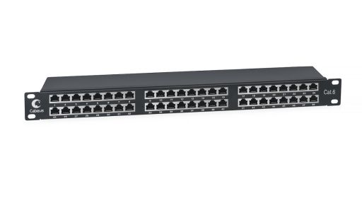 Коммутационная патч-панель Cabeus PLHD-48-Cat.6-SH-Dual IDC-1U