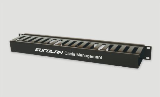 Организатор коммутационных шнуров Eurolan 25B-1U-11BL