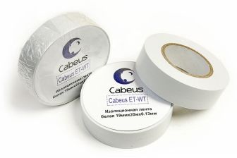 Изоляционная лента Cabeus, белый, 1 шт