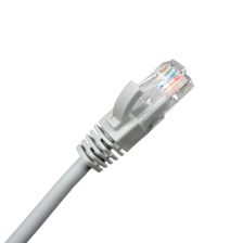 Шнур комм. BNH, кат. 5е, неэкр., U/UTP, RJ45/RJ45, 100 МГц LSZH, AWG24 3м, серый