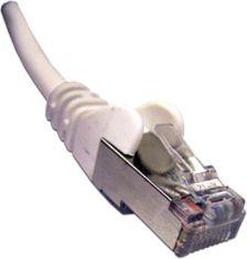 Шнур комм. Lanmaster, кат. 6A, экр., FTP, RJ45/RJ45, PVC, 2м, серый