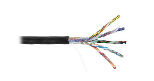 Кабель витая пара Nikolan NKL 5610B-BK