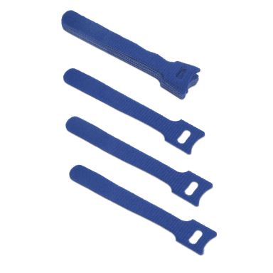 Стяжка кабельная на липучке Cabeus CLAMP-125-BL