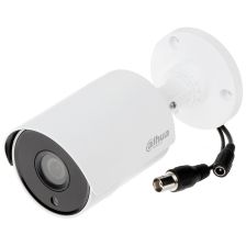 Видеокамера HDCVI Dahua, bullet-камера, помещ./улица, 4Мп, 1/3’, 1920х1080, 25к/с, ИК, цв:0,03лк, об-в:3,6мм, DH-HAC-HFW1400SLP-0360B