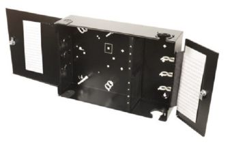 (Архив)Бокс оптический Siemon SWIC3, портов: 96, SC, LC, ST, до 192 хОВ, 350х515х160 мм (ВхШхГ), цвет: чёрный, (SWIC3G-E-AA-01)
