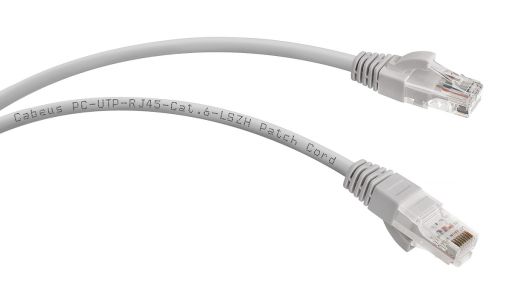 Шнур коммутационный Cabeus PC-UTP-RJ45-Cat.6-5m-LSZH