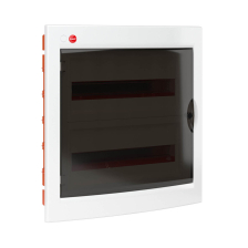 Щит электрический настенный DKC RAM base IP41, 2ряд. 36мод., дверь: тонированное стекло, корпус: пластик, цвет: белый