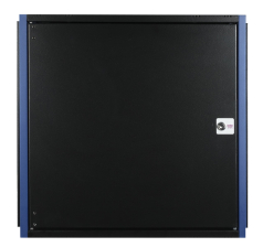 Шкаф телекоммуникационный настенный Datarex, 19", 12U, 490х600х600 мм (ВхШхГ), дверь: металл, разборный, цвет: чёрный