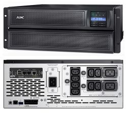 ИБП APC Smart UPS VT, 3000ВА, линейно-интерактивный, в стойку, 197х544х435 (ШхГхВ), 230V, 5U,  однофазный, Ethernet, (SMX3000HVNC)