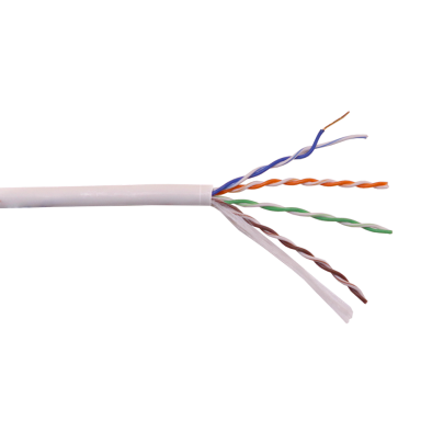 Кабель витая пара Lanmaster LAN-5EUTP-HFLT-GY