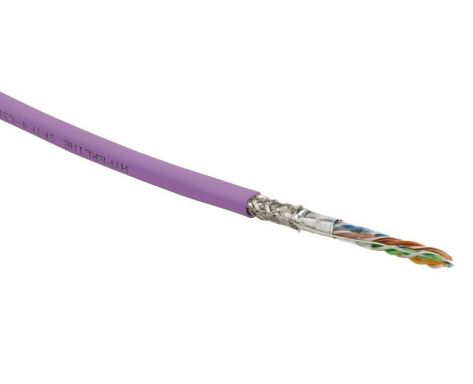 Кабель витая пара Hyperline SFUTP4-C5E-S24-IN-LSZH-PK-305